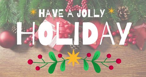 Festive Holiday Banner with Christmas Decorations and Gifts - Download Free Stock Images Pikwizard.com