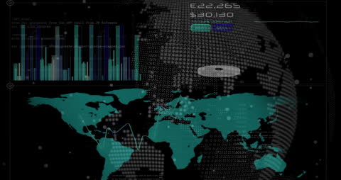 Digital Visualization of Global Financial Data Analysis