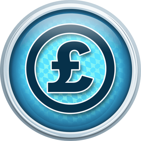 Transparent Modern Pound Symbol with Metallic Edge - Download Free Stock Videos Pikwizard.com