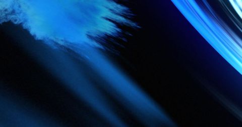 Vibrant Abstract Blue Light and Smoke on Black - Download Free Stock Images Pikwizard.com