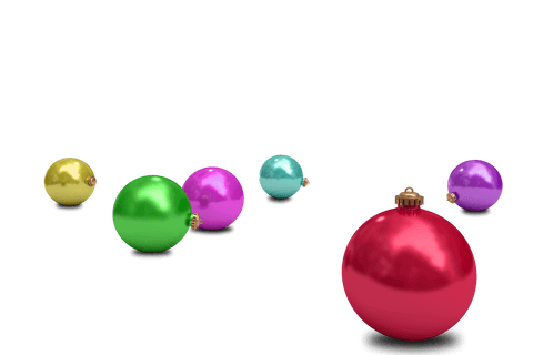 vibrant christmas baubles on transparent background for festive decor - Download Free Stock Videos Pikwizard.com