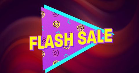 Vibrant Flash Sale Promotional Graphic