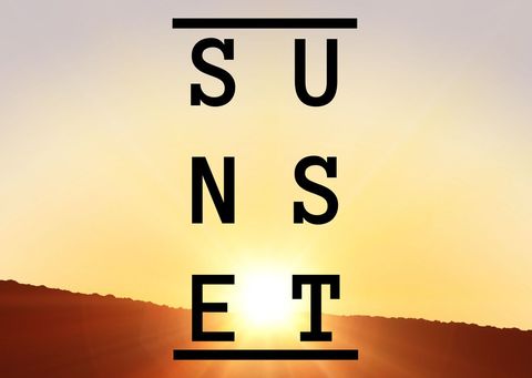 serene sunset surrounded by golden horizon - Download Free Stock Templates Pikwizard.com