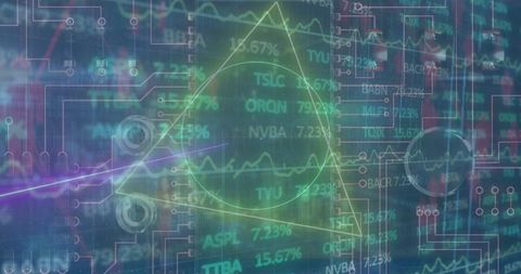 Data Analysis Technology Display with Financial Graphics - Download Free Stock Images Pikwizard.com