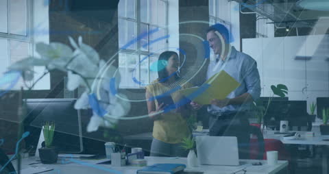 Business Collaboration in Modern Office Environment