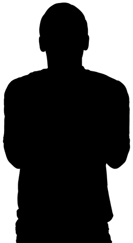 transparent black silhouette of man suitable for vector use - Download Free Stock Videos Pikwizard.com