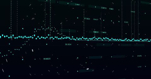 Digital Financial Data Processing with Glowing Indicators - Download Free Stock Images Pikwizard.com