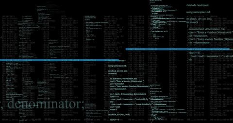 Complex Data Processing Interface with Digital Code Overlay - Download Free Stock Images Pikwizard.com