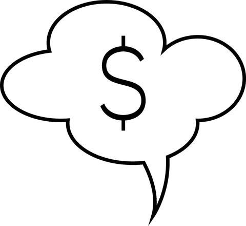transparent dollar sign in speech bubble for finance blog - Download Free Stock Videos Pikwizard.com