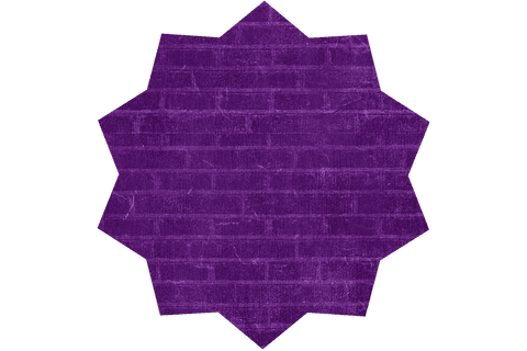 purple geometric star on transparent brick background - Download Free Stock Videos Pikwizard.com