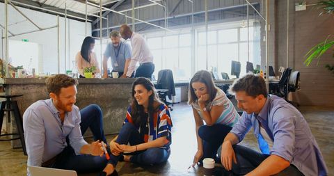 Collaborative Teamwork Among Young Professionals in Modern Office - Download Free Stock Images Pikwizard.com