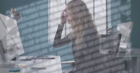 Focused Businesswoman in Modern Office Working Hard - Download Free Stock Images Pikwizard.com