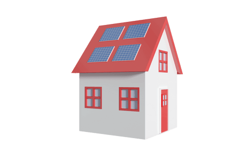 Transparent 3D House with Solar Panels Illustration for Eco-Friendly Design - Download Free Stock Videos Pikwizard.com