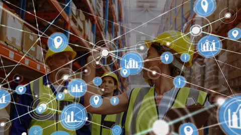 Modern Logistics with Wearable Tech in Smart Warehouse