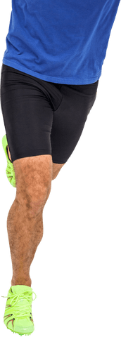 transparent png low section shot of male athlete running - Download Free Stock Videos Pikwizard.com