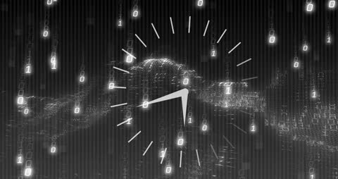 Binary Code Clock with Endless Connections Concept
