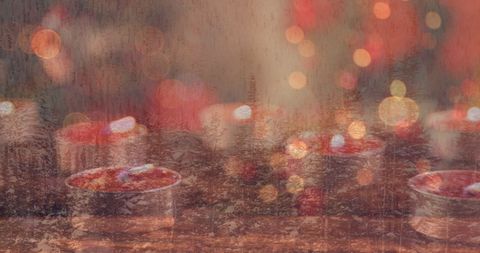 Cozy Christmas Candle Light with Fir Tree Overlay - Download Free Stock Images Pikwizard.com