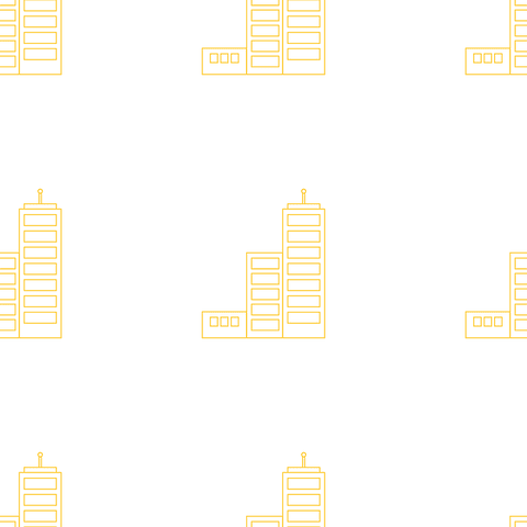 seamless yellow vector buildings pattern on transparent background - Download Free Stock Videos Pikwizard.com