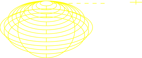 Yellow Wireframe Globe on Transparent Background Represents Futuristic Concepts - Download Free Stock Videos Pikwizard.com