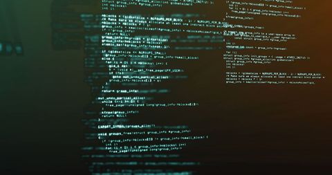 Coding and Data Processing on Digital Interface Background - Download Free Stock Images Pikwizard.com