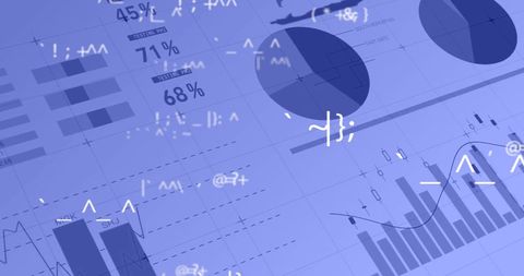 Data Processing Overlay on Digital Charts - Download Free Stock Images Pikwizard.com