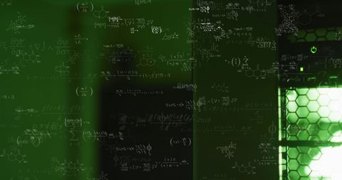 Advanced Data Processing on Green Lit Server - Download Free Stock Images Pikwizard.com