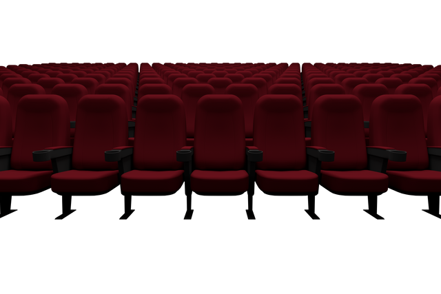 Transparent Cinema Auditorium with Empty Red Seats - Download Free Stock Videos Pikwizard.com