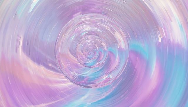 Pastel Vortex with Ethereal Swirls Creating Depth