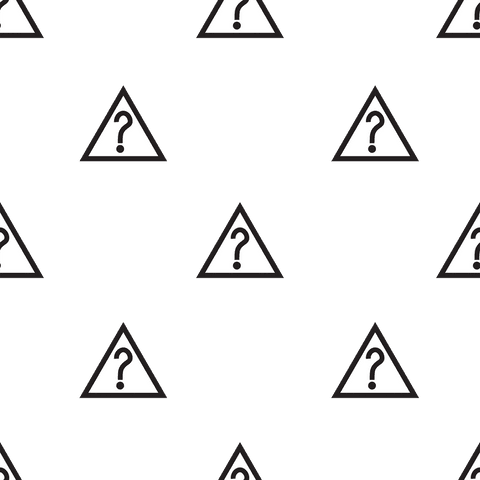 transparent triangles with question marks design concept - Download Free Stock Videos Pikwizard.com