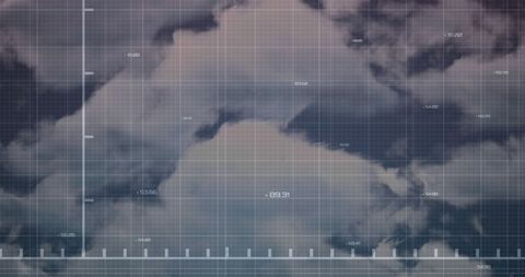 Cloud Computing Concept with Financial Data Overlay - Download Free Stock Images Pikwizard.com