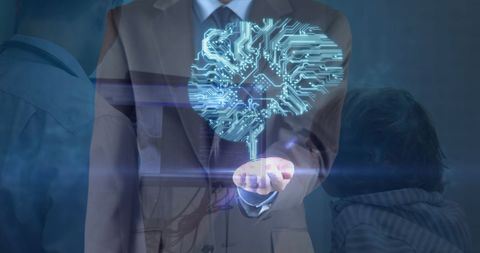 Digital Brain and Business Collaboration Concept - Download Free Stock Images Pikwizard.com