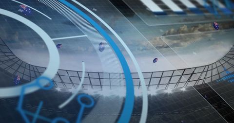 Futuristic Rugby Concept with Australia Flags in Stadium - Download Free Stock Images Pikwizard.com