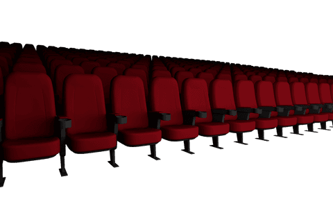 transparent row of empty theater seats in auditorium - Download Free Stock Videos Pikwizard.com