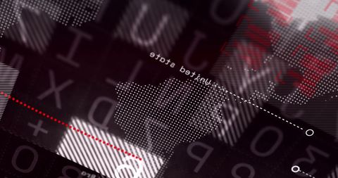 Abstract Financial Data Processing with Global Connections - Download Free Stock Images Pikwizard.com
