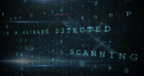 Abstract Visual Cybersecurity Threat Analysis with Digital Lock - Download Free Stock Images Pikwizard.com