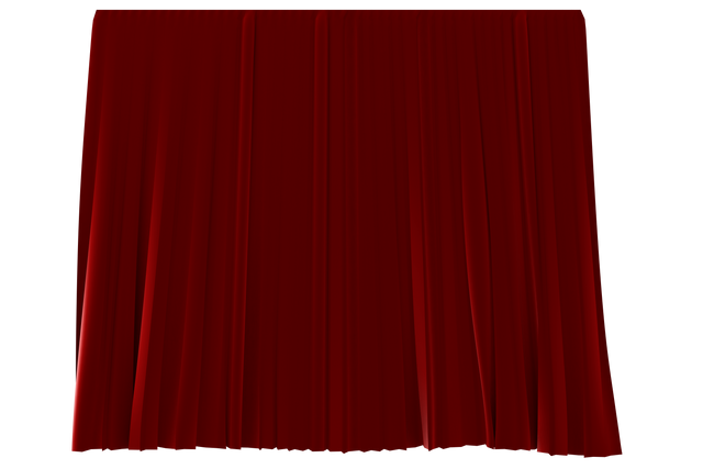 Red Curtain on Transparent Background Illustrating Performance Concept - Download Free Stock Videos Pikwizard.com