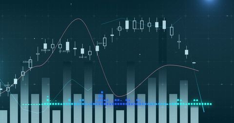 Financial Data Analysis with Bar and Line Graphs - Download Free Stock Images Pikwizard.com