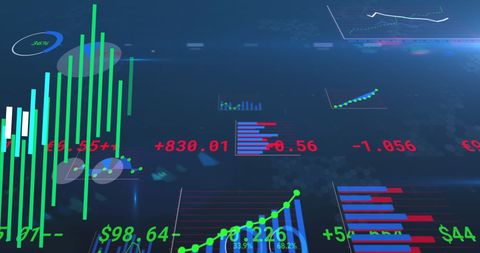 Global Financial Data and Analysis Interface - Download Free Stock Images Pikwizard.com