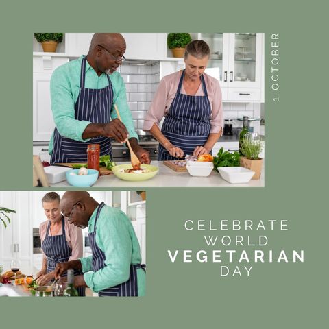 world vegetarian day cooking with diverse chefs - Download Free Stock Templates Pikwizard.com