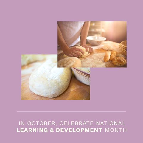 october learning development month with bread making focus - Download Free Stock Templates Pikwizard.com