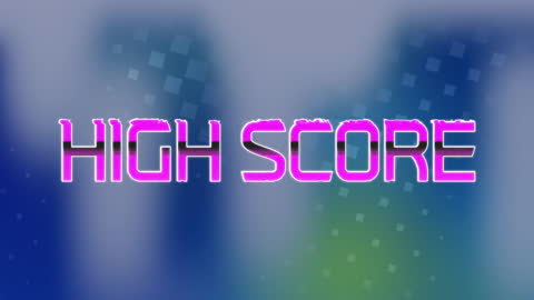 High Score Digital Interface with Futuristic Design