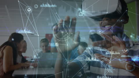 Augmented Reality Learning with Schoolchildren and Virtual Networking