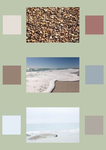 tranquil beach vistas with peaceful color palette for wellness - Download Free Stock Templates Pikwizard.com