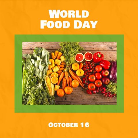 world food day colorful fruits and vegetables spread - Download Free Stock Templates Pikwizard.com