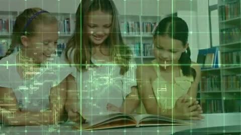 Children Exploring Interactive Learning Technology in Library