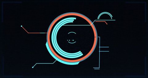 Futuristic Digital Interface with Scope and Technology Overlay - Download Free Stock Images Pikwizard.com