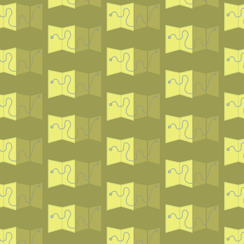 Seamless Transparent Vector Map Pattern on Olive Green Background - Download Free Stock Videos Pikwizard.com