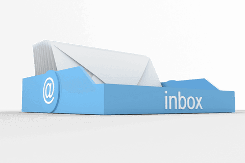 transparent digital inbox tray holding emails and documentation - Download Free Stock Videos Pikwizard.com