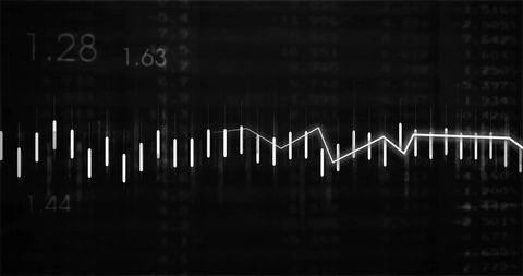dynamic data visualization with line and bar charts - Download Free Stock Images Pikwizard.com