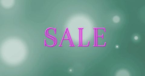 Digital Retro Sale Text with Green Light Spot Background - Download Free Stock Images Pikwizard.com